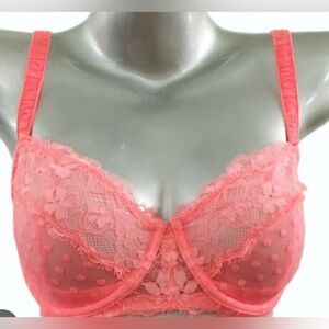 Neon color Victoria Secret bra lace bright